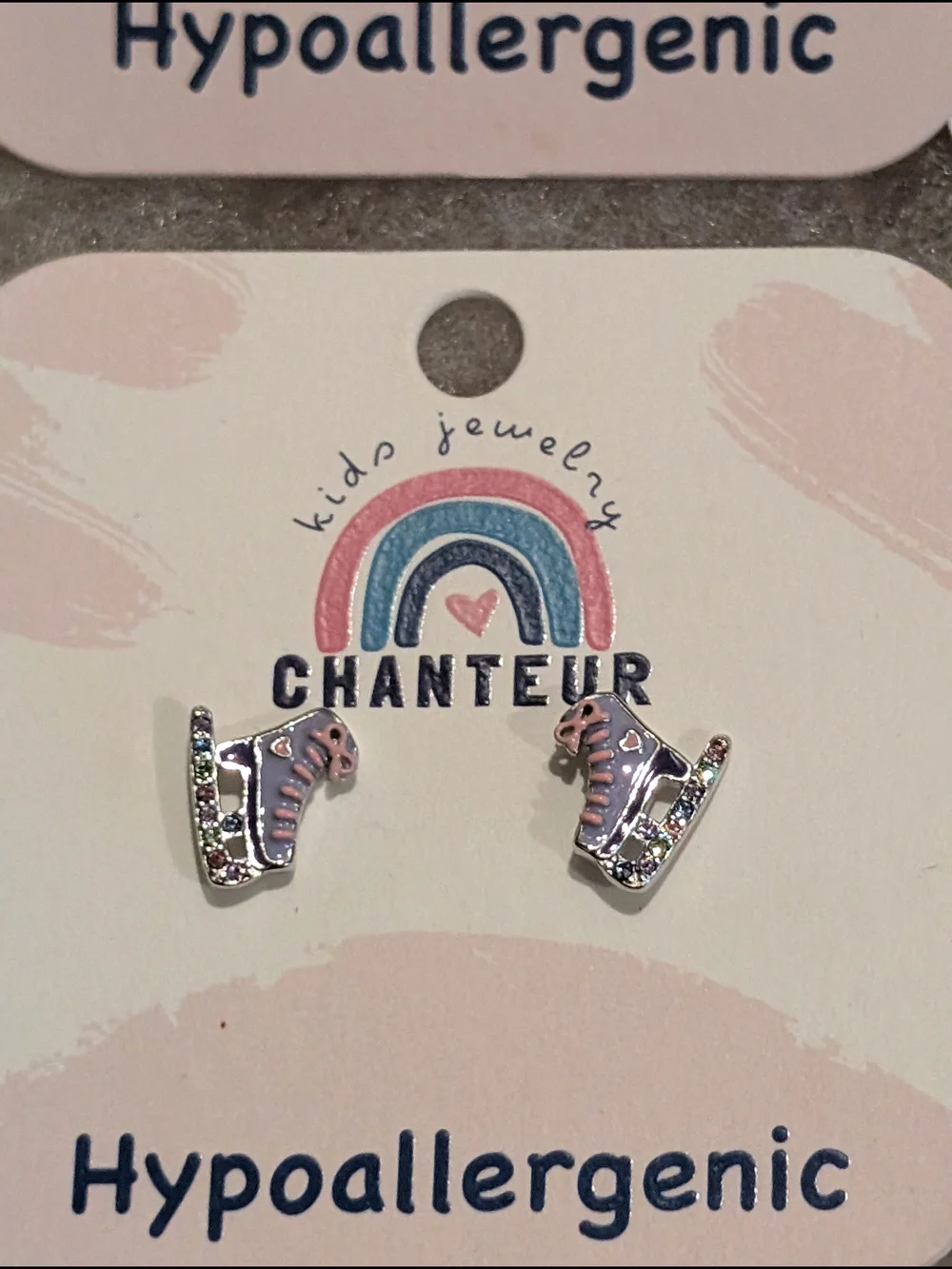 4 Set Of Earrings Chanteur Hypoallergenic Kids Jewelry Accessories